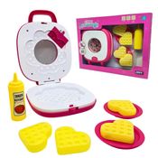 Panquequeira Máquina De Waffle Infantil Casa Encantada Zippy Toys - Com Som Luz Comida Muda De Cor