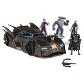 Playset Batmovel - Batman - Crusader - Sunny - Preto