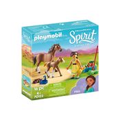 Playmobil - Pru com Cavalo e Potro - Spirit - 70122