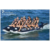 Boia Rebocável Aquática para Pessoas, ISLAND HOPPER PVC 10 WR , Preto