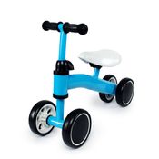 Bicicleta De Equilíbrio Azul Infantil Passeio 4 Rodas Mega Compras
