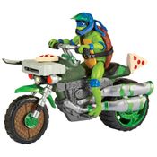 Conjunto de Veículo com Figura - Tartarugas Ninja: Caos Mutante - Leonardo - Sunny