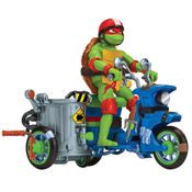 Conjunto de Veículo com Figura - Tartarugas Ninja: Caos Mutante - Raphael - Sunny