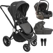 Carrinho de Bebe Moises Sunny com Bebe Conforto Preto - Kiddo