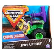 Monster Jam - Escala 1:43 - Spin Rippers - Grave Digger Roxo