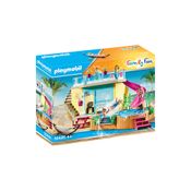 Playmobil - Bangalo Com Piscina - Family Fun - 70435