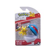 Boneco Pokémon Pikachu + Great Pokebolas