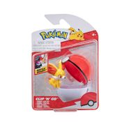 Boneco de Batalha Fennekin com Pokébola - Pokémon