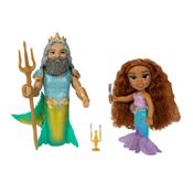 Conjunto de Figuras e Acessórios - Disney - A Pequena Sereia - Ariel e Rei Tritão - Sunny