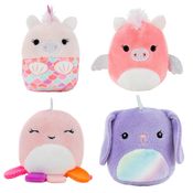 Conjunto Com 4 Pelúcias - Squishmallows - Esquadrão Místico - Sunny