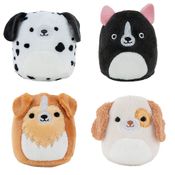 Conjunto Com 4 Pelúcias - Squishmallows - Esquadrão Amor De Cachorro - Sunny