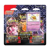 Cartas Pokémon Blister Triplo Escarlate e Violeta 4 - Copag