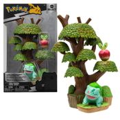 Cenário Floresta Figuras Select Pokemon Bulbasaur E Applin