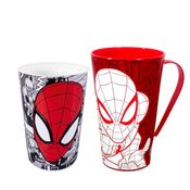 Kit De Copo E Caneca Infantil Homem Aranha Marvel Plasútil