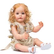 Bebe Reborn Menina Boneca Clara 100% Silicone- Clara