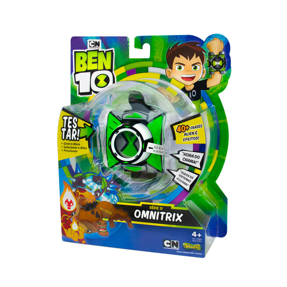 Brinquedo Ben 10: Boneco, Relógio Interativo e mais | Ri Happy