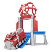 Playset - Patrulha Canina - Marshall - Torre de Vigilância - Vermelho - Sunny