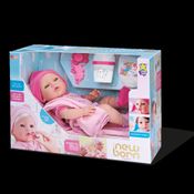 Boneca Bebe - New Born Premium - Rosa - Divertoys