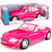 Carro para Boneca Esportivo Rosa Carrinho Meninas Roadster