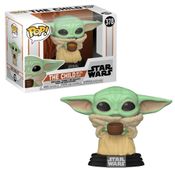 Figura de ação - Funko Pop - Star Wars - Mandalorian - Baby Yoda - Candide