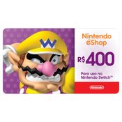 Gift Card Digital - ECash Brasil - 400 Reais