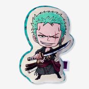 Almofada Pelúcia Zoro One Piece Almofada de Fibra