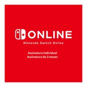 Gift Card Digital - Nintendo Switch Online 3 Meses - Individual Membership - 40 Reais