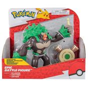 Figura Articulada Pokemon Rillaboom 20cm Com Acessório Sunny