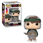 Boneco - Funko Pop - Stranger Things - S4 - Hunter Dustin - With Shield - Candide