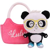 Pelucia Pandinha na Bolsinha Oculos Amarelo Luluca Fun