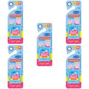 5 FIO DENTAL INFANTIL - PEPPA PIG - 20M - AZUL - DENTALCLEAN