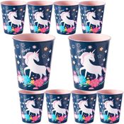 Copo Unicornio Festa Tematica Infantil 320ml Plasutil 5 UND