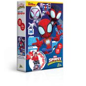 Quebra-Cabeça Grande - Disney Junior - 28 Peças - Spidey - Jak - Toyster