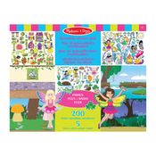Livro Para Colar e Descolar - Fadas - Vinil - Melissa e Doug - New Toys
