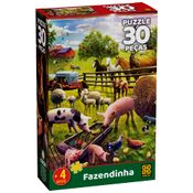 Quebra-Cabeça - 30 Peças - Fazendinha - Grow