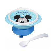 Kit Alimentação Infantil do Mickey com Pratinho e Colher