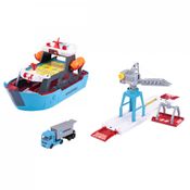 Playset - Majorette - Maersk Logistic Freight - Azul - California