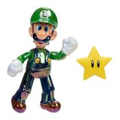 Boneco - Luigi E Estrela Do Poder - Super Mario - Sunny