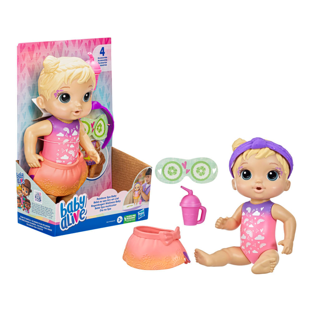 Nova Boneca Baby Alive Interativa Lulu Achoo Loira Hasbro
