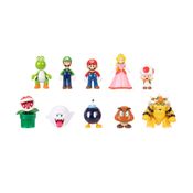Mini Figura de Ação - Pack com 10 - Super Mario - Sunny