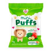Biscoito de Arroz - Mini Puffs - Brócolis e Maça - 15g