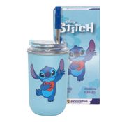 Copo Inox Canudo e Tampa 300ML STITCH DISNEY - Zona Criativa