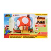 Playset Casa Deluxe do Toad com Boneco - Super Mario