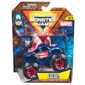 Carrinho do Capitão América Escala 1:64 Marvel - Monster Jam