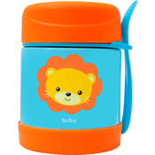 Pote Térmico Alimentação Papinha Inox Animal Fun Bebe Buba Leao