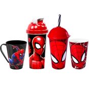 Kit de Copos do Homem Aranha Spider Man Premium Coleção 4 Copos