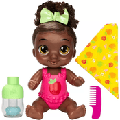 Boneca Baby Alive Bebe Shampoo Berry Boo Negra