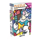 Quebra Cabeça Romero Britto Feliz 1000 Peças