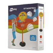 Go Play Kit Basketball Com Pedestal Ajustável Multikids