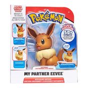 Boneco Pokémon Meu Parceiro Eevee Com Som E Movimento